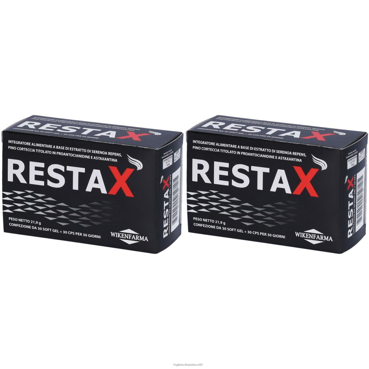 Trova Offerte di wikenfarma restax set da 2 2x1 pz capsule e compra online