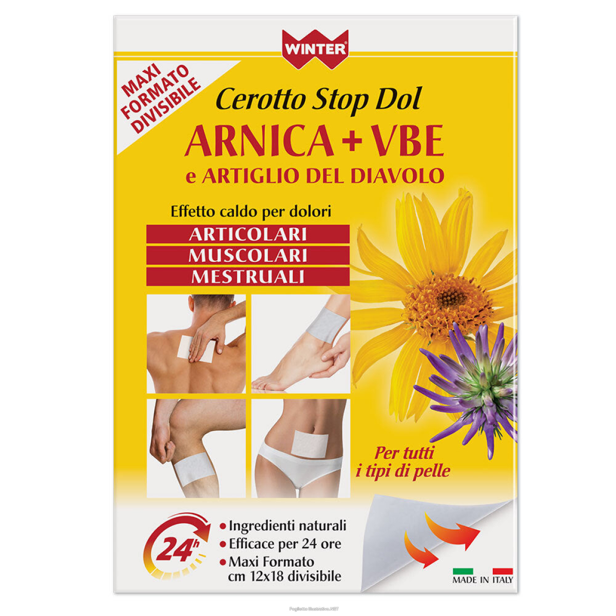 Trova Offerte di winter cerotto arnica + vbe e artiglio del diavolo effetto riscaldante 1 cerotto e compra online