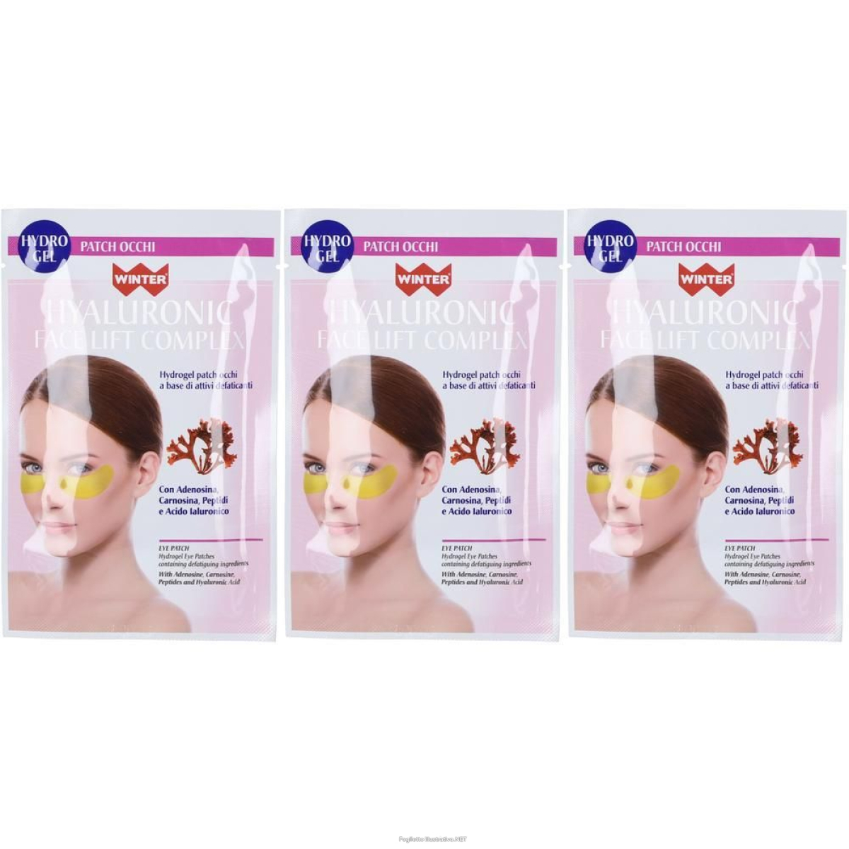 Trova Offerte di winter hyaluronic face lift complex patch occhi rughe occhiaie 3x3 g e compra online