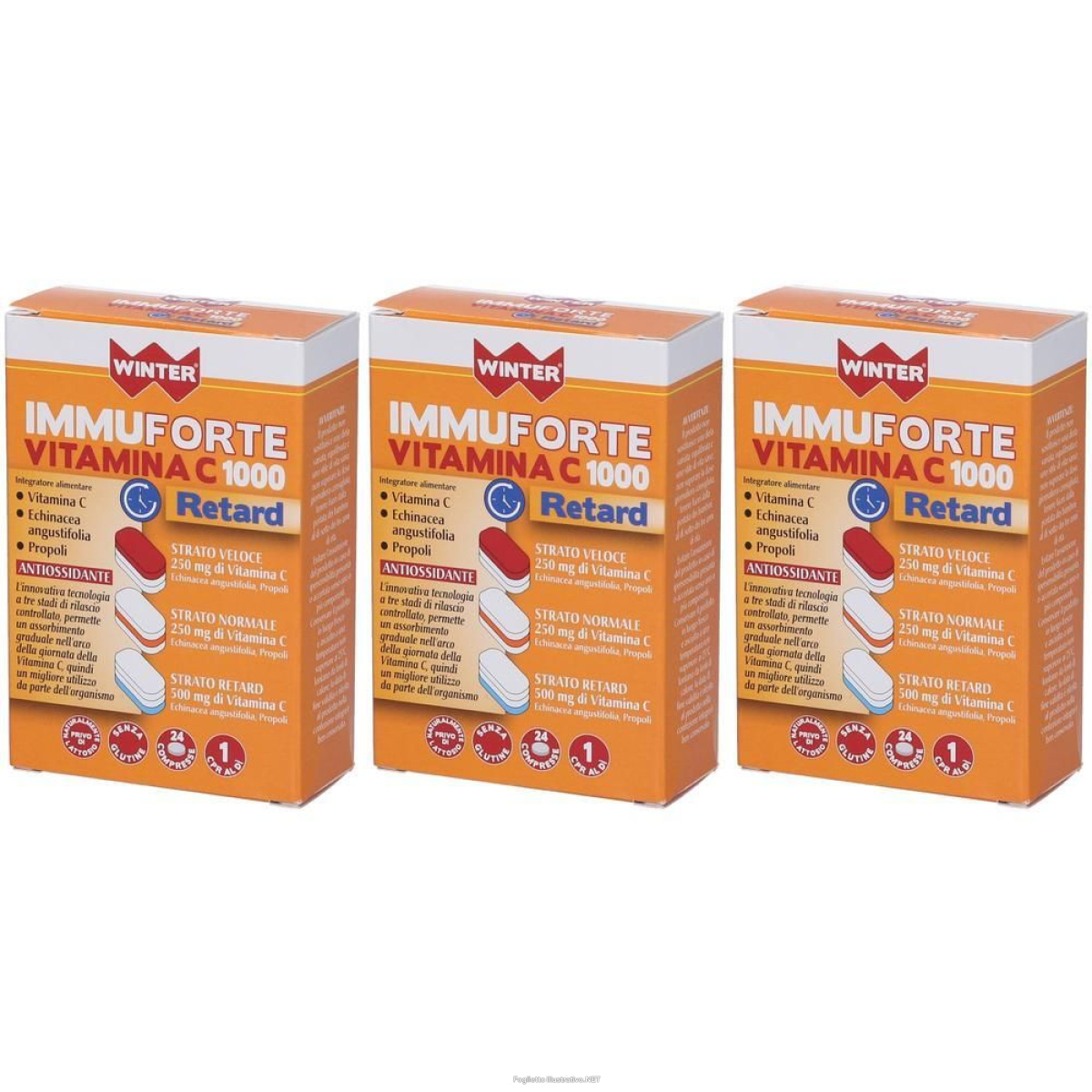 Trova Offerte di winter immunoforte vitamina c 1000 retard compresse 3x42 g e compra online