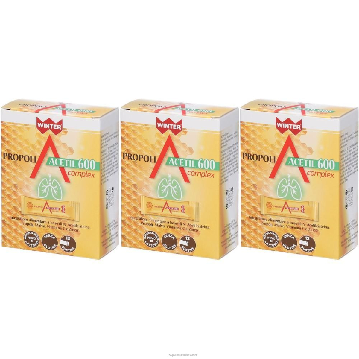 Trova Offerte di winter propoli acetil 600 complex bustine 16,8 g polvere per soluzione e compra online