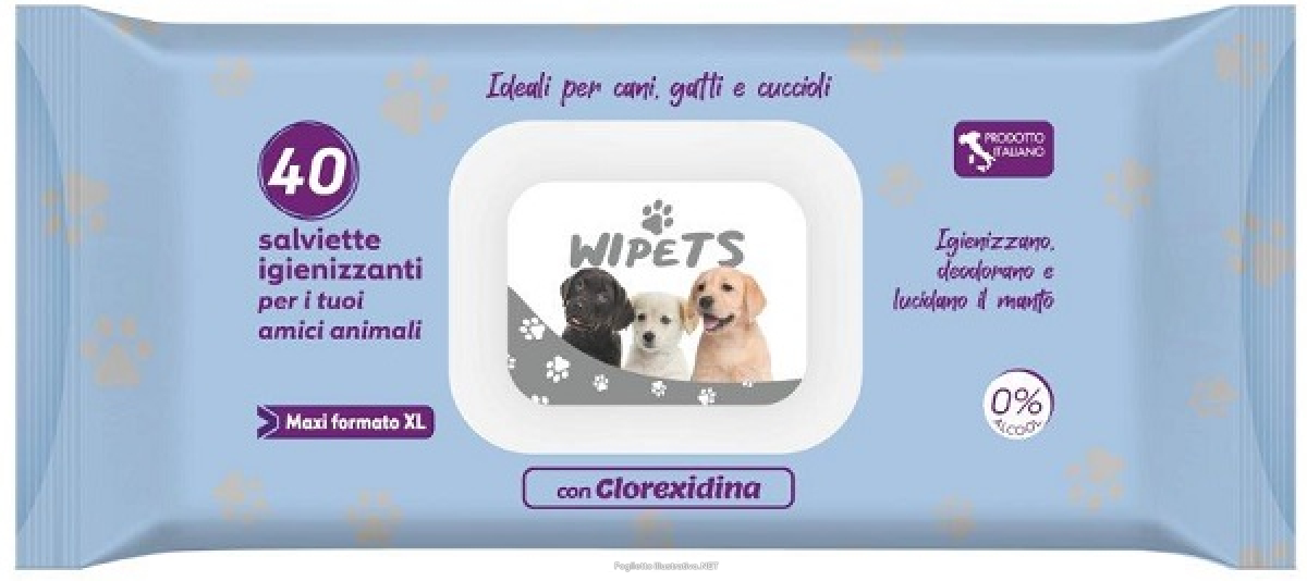 Trova Offerte di wipets salviettine detergenti per animali clorexidina 40 pezzi e compra online