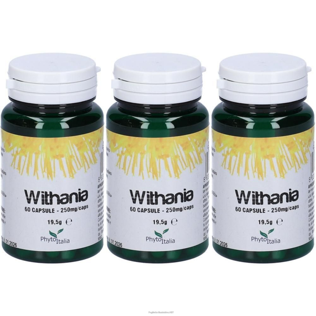 Trova Offerte di withania somnifera 60 capsule pz e compra online