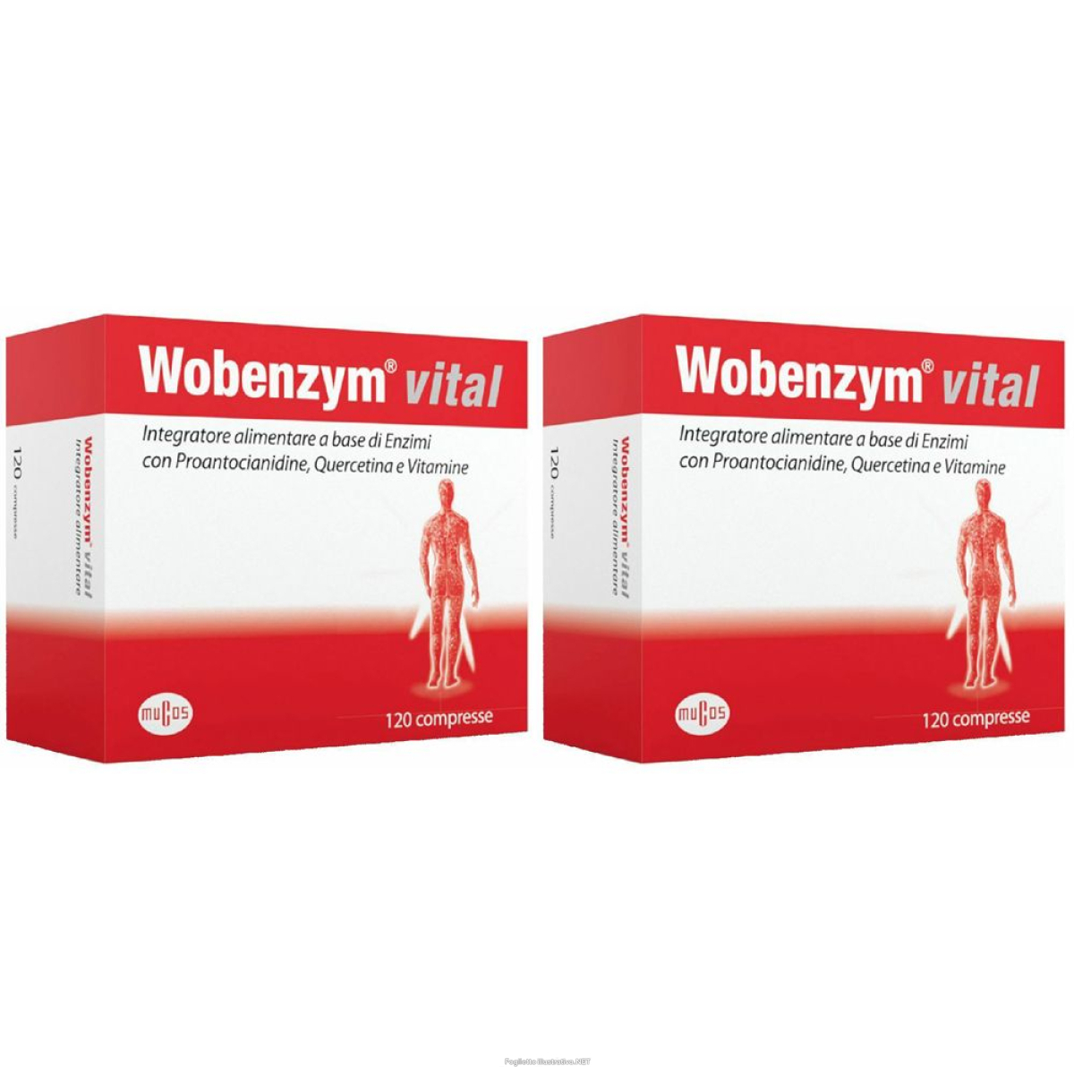 Trova Offerte di wobenzym® vital 120 compresse set da 2 2x120 pz e compra online