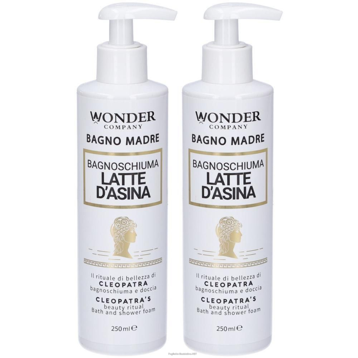 Trova Offerte di wonder bagno madre bagnoschiuma doccia latte asina 2x250 ml e compra online