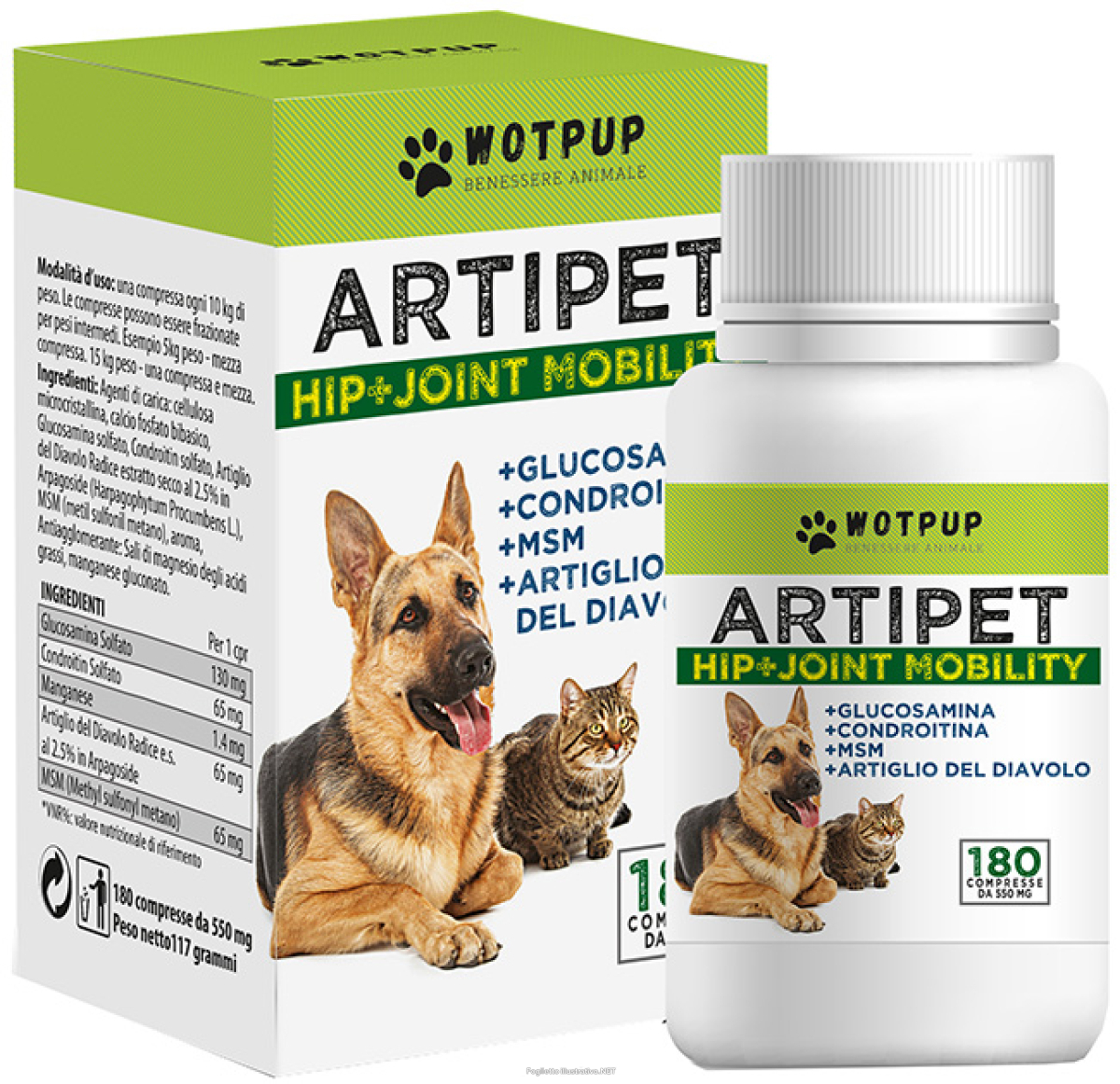 Trova Offerte di wotpup artipet 180 compresse e compra online