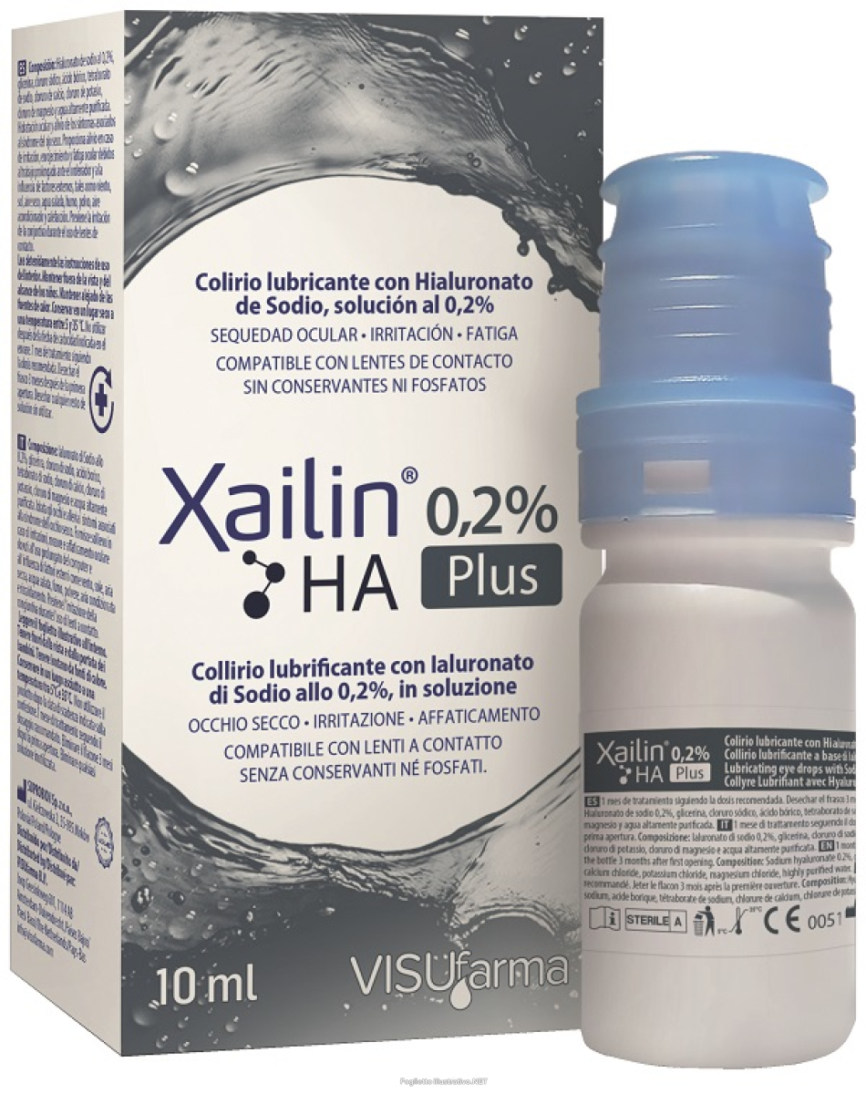 Trova Offerte di xailin plus 0,2% ha collirio lubrificante per occhi secchi irritati e affaticati 10ml e compra online