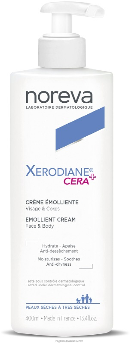 Trova Offerte di xerodiane cera+ crema emolliente per pelle secca e atopica viso e corpo 400ml e compra online