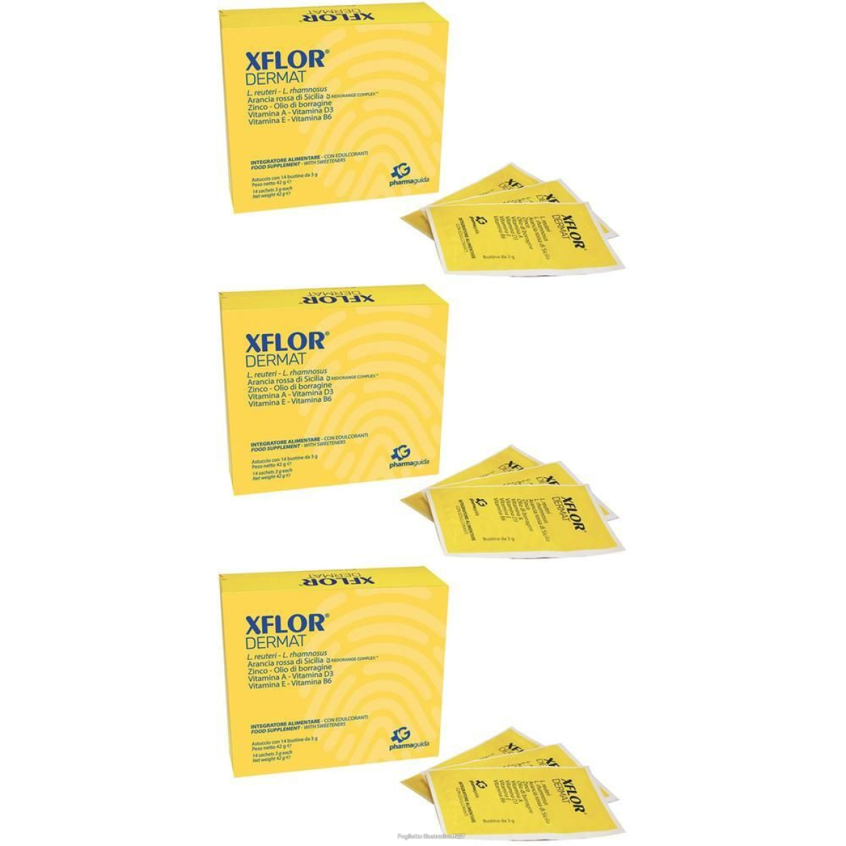 Trova Offerte di xflor dermat 14 bustine 3x42 g e compra online