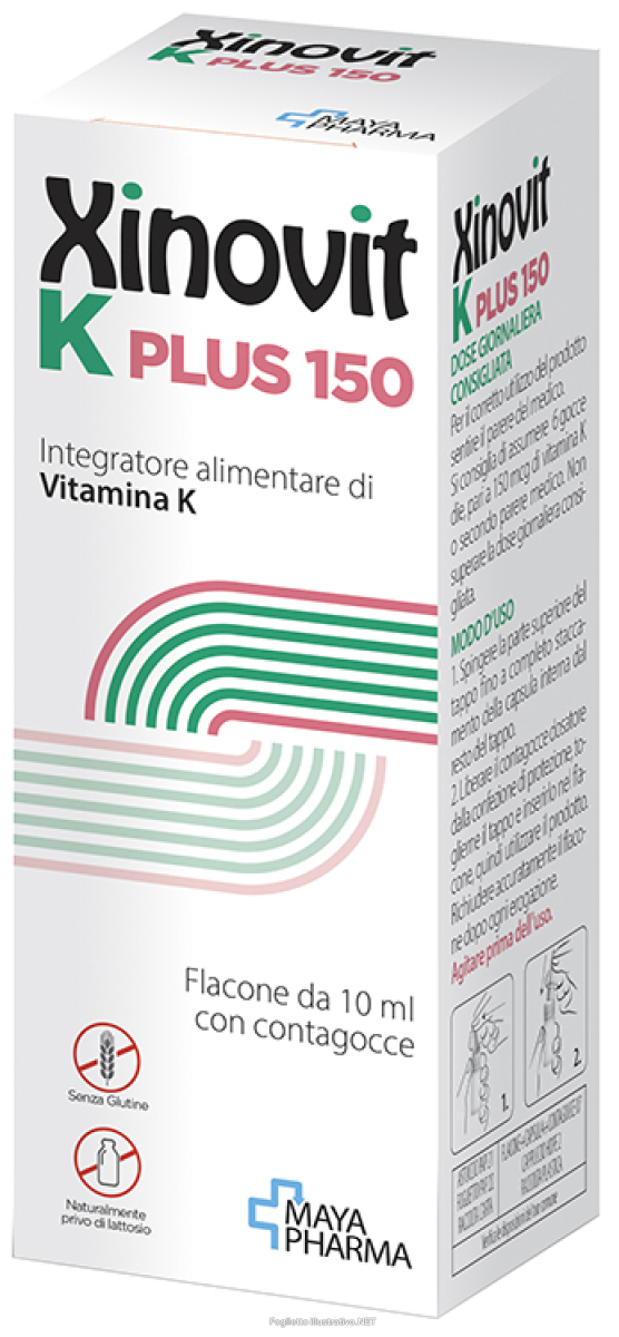 Trova Offerte di xinovit k plus 150 gocce 10 ml - integratore con vitamina k per ossa e coagulazione e compra online
