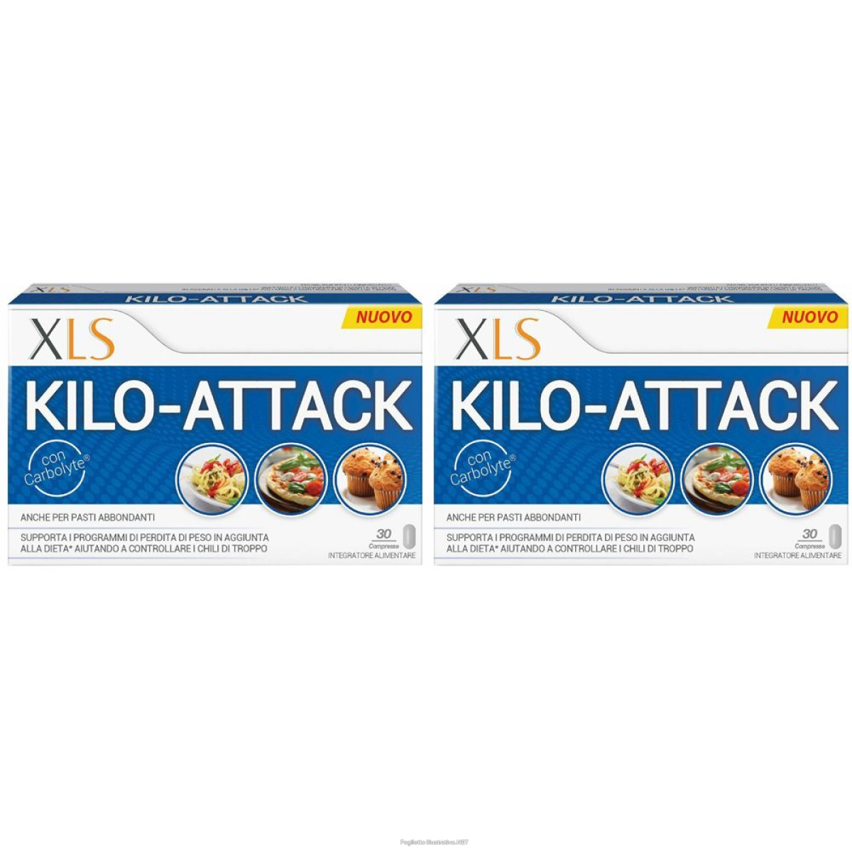 Trova Offerte di xls kilo-attack set da 2 2x30 g compresse e compra online