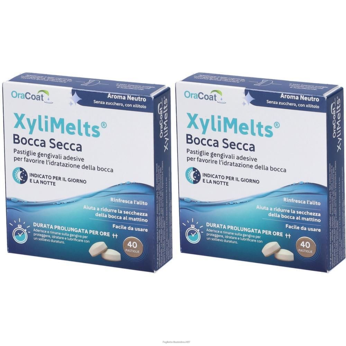 Trova Offerte di xylimelts 40 pastiglie neutro 2x40 pz e compra online