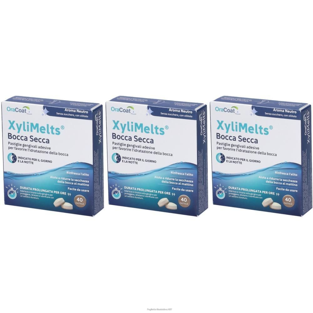 Trova Offerte di xylimelts 40 pastiglie neutro 3x40 pz e compra online