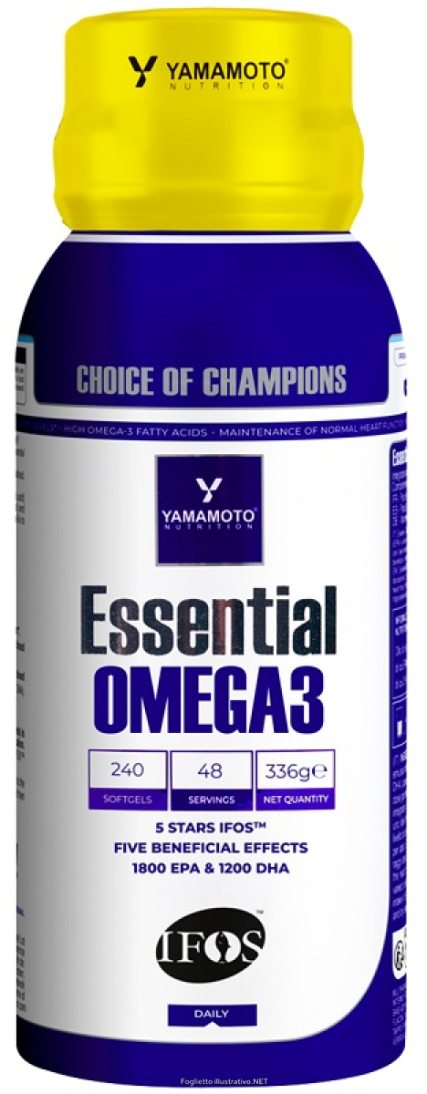 Trova Offerte di yamamoto nutrition essential omega-3 ifos new 240 softgels e compra online