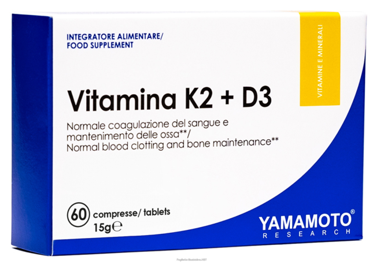 Trova Offerte di yamamoto research vitamina k2 + d3 integratore per le ossa e la circolazione 60 compresse e compra online