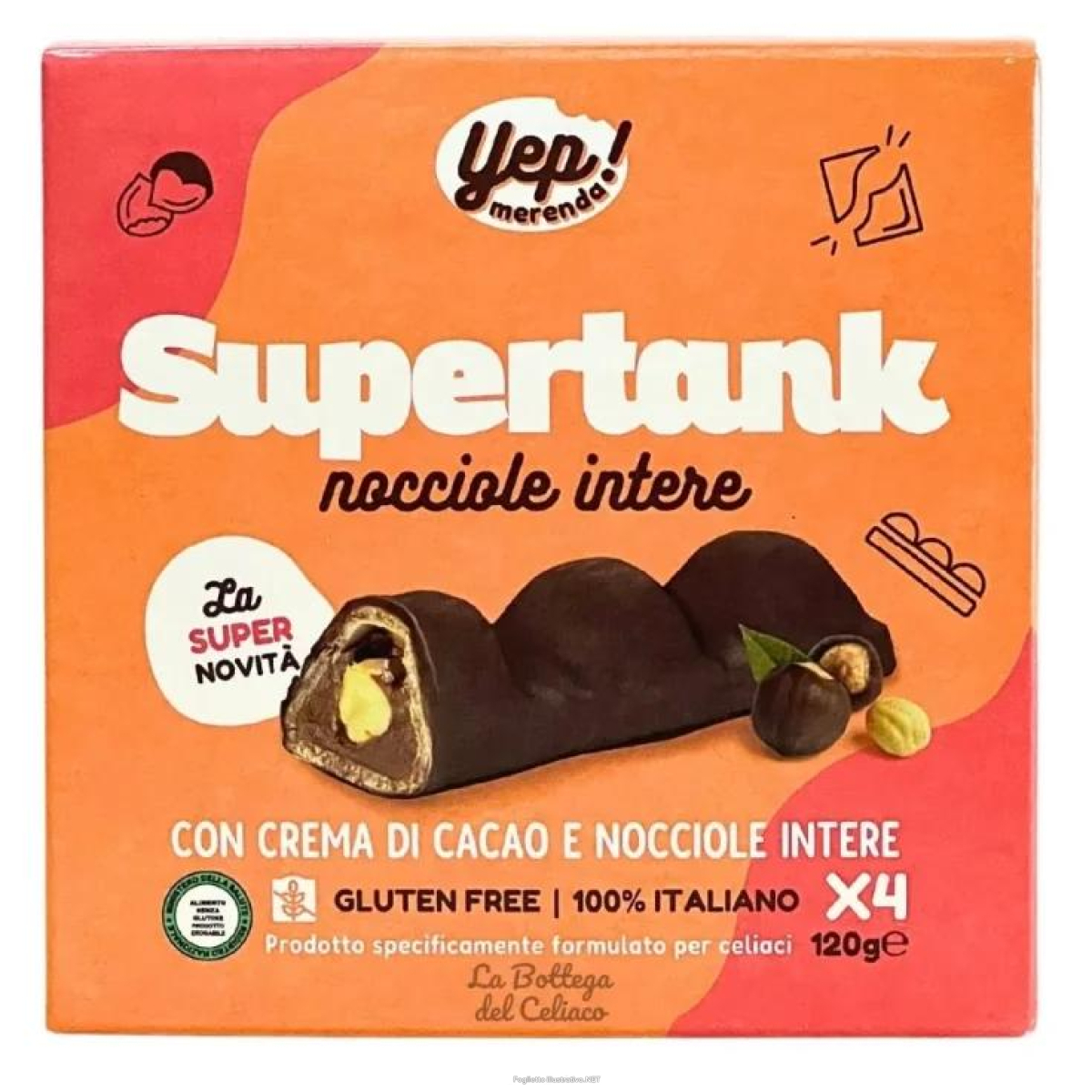 Trova Offerte di yep merenda super tank 4 pezzi da 30 g e compra online