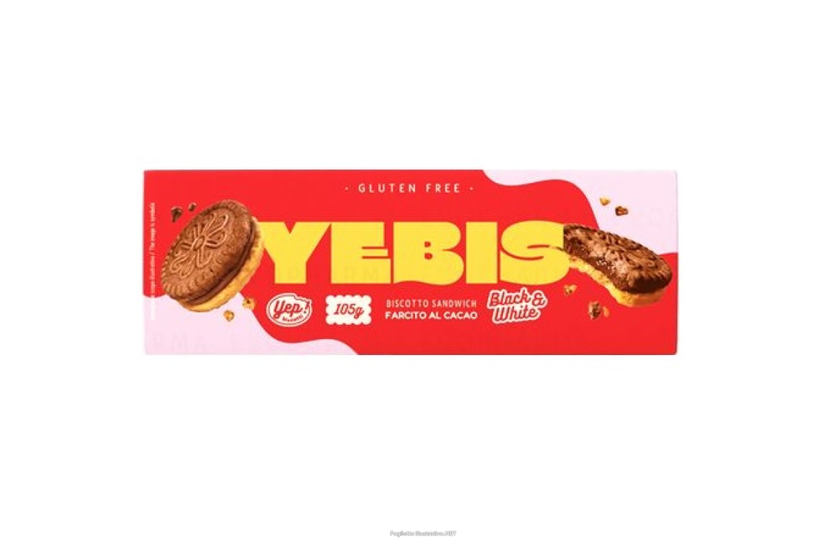 Trova Offerte di yep yebis black & white biscotti con crema al cacao senza glutine 105 grammi e compra online