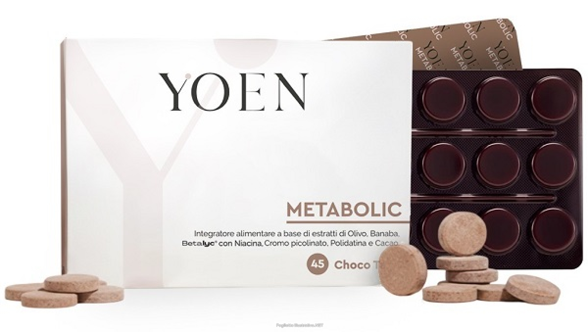 Trova Offerte di yoen metabolic integratore per il metabolismo energetico e il controllo di carboidrati e lipidi 45 choco tabs e compra online