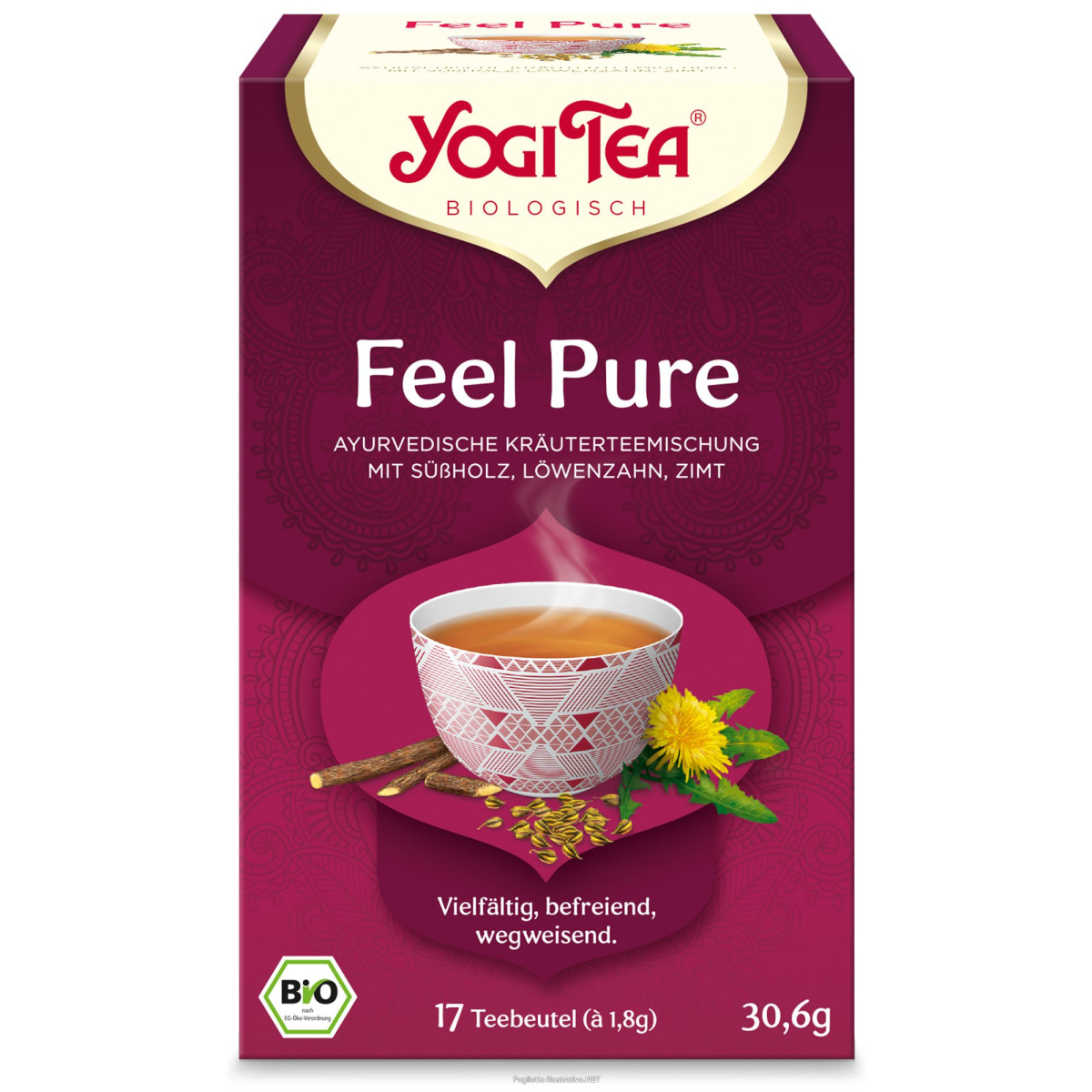 Trova Offerte di yogi tea® feel pure, bio kräutertee 17x1,8 g bustine filtro e compra online