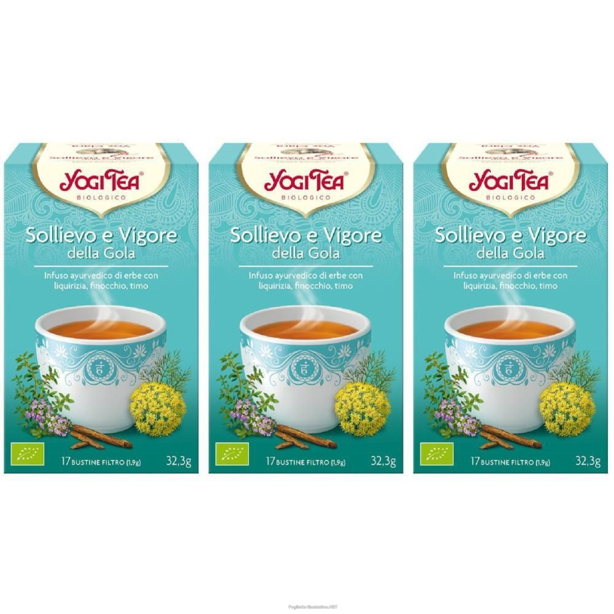 Trova Offerte di yogi tea infuso sollievo e vigore gola bustine 3x32,3 g tè e compra online