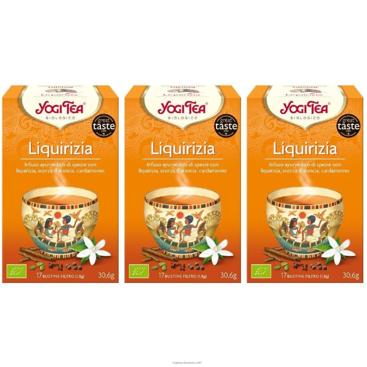 Trova Offerte di yogi tea liquirizia bio 3x30,6 g tè e compra online