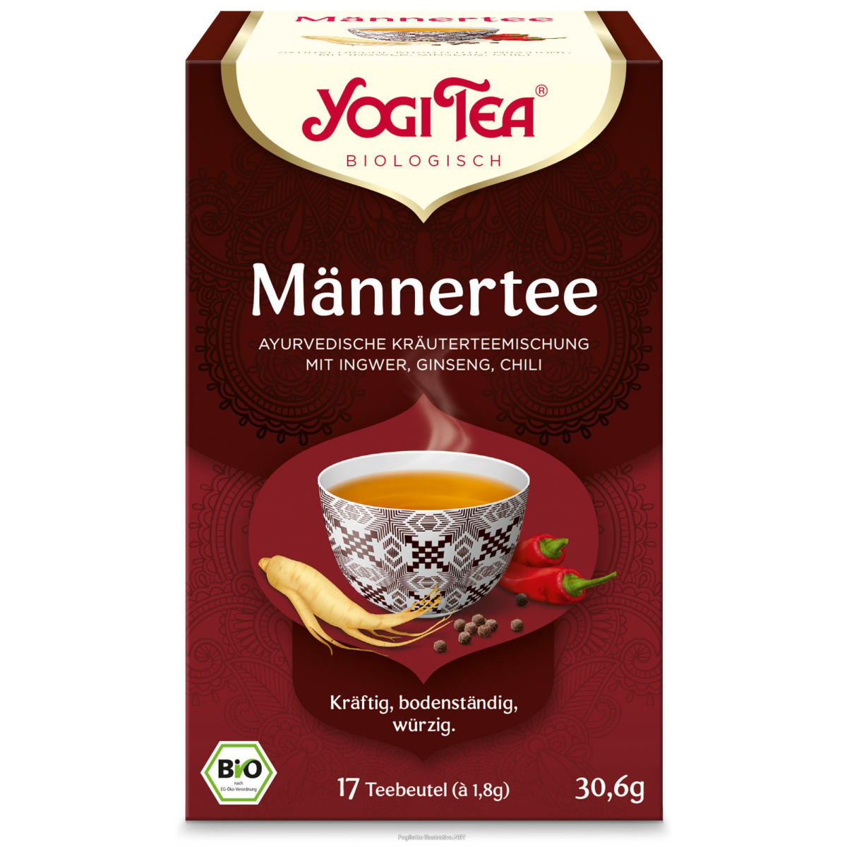 Trova Offerte di yogi tea® männertee, bio kräutertee 17x1,8 g bustine filtro e compra online