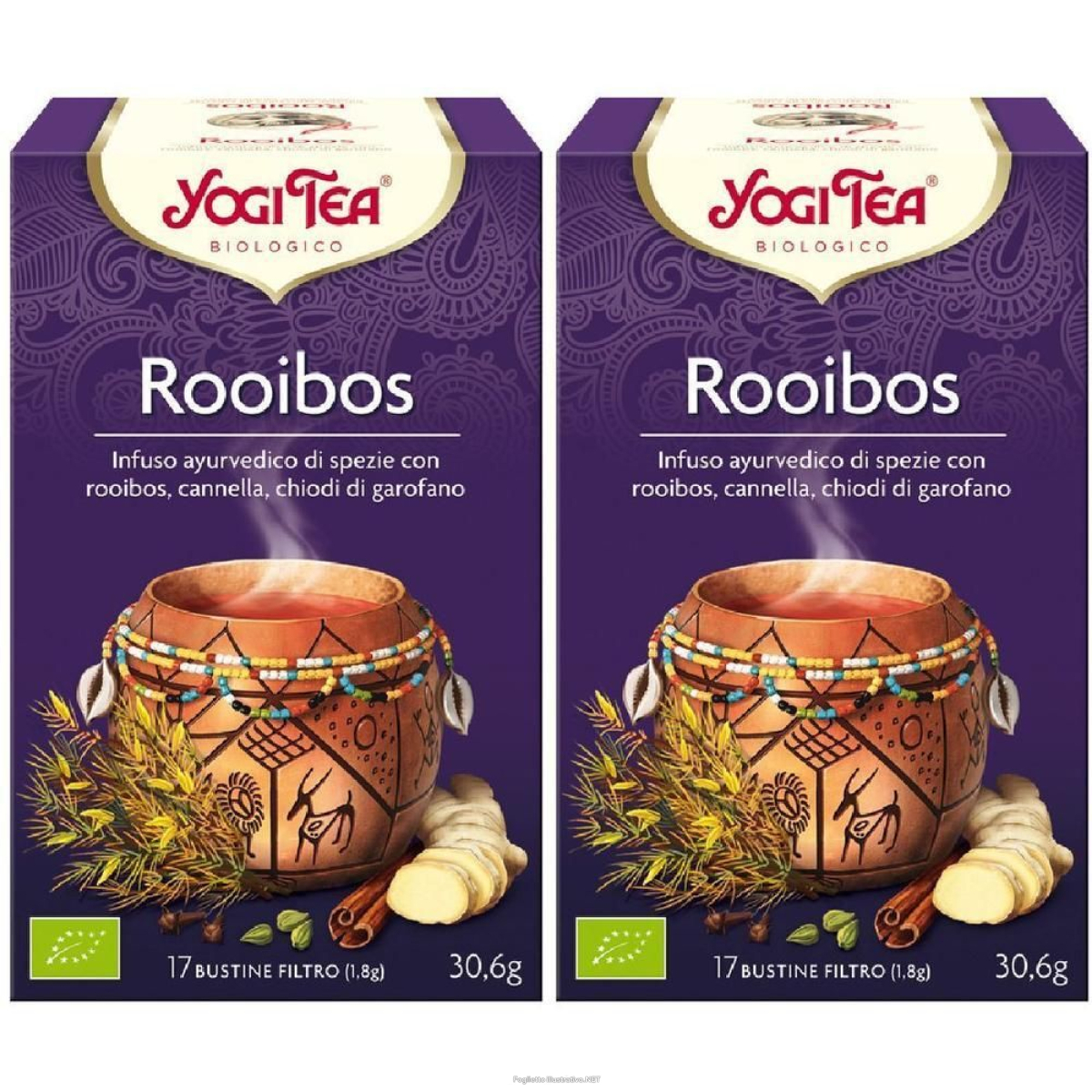Trova Offerte di yogi tea rooibos bio filtri 2x17 pz bustine filtro e compra online