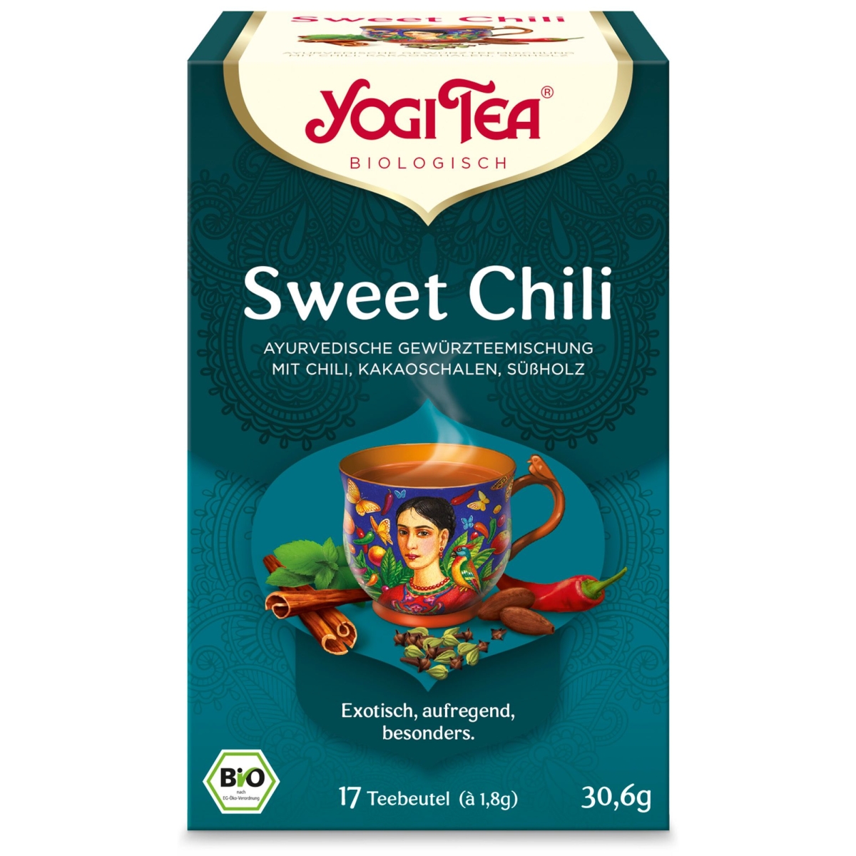 Trova Offerte di yogi tea® sweet chili, bio gewürz- und kräutertee 17x1,8 g bustine fil e compra online