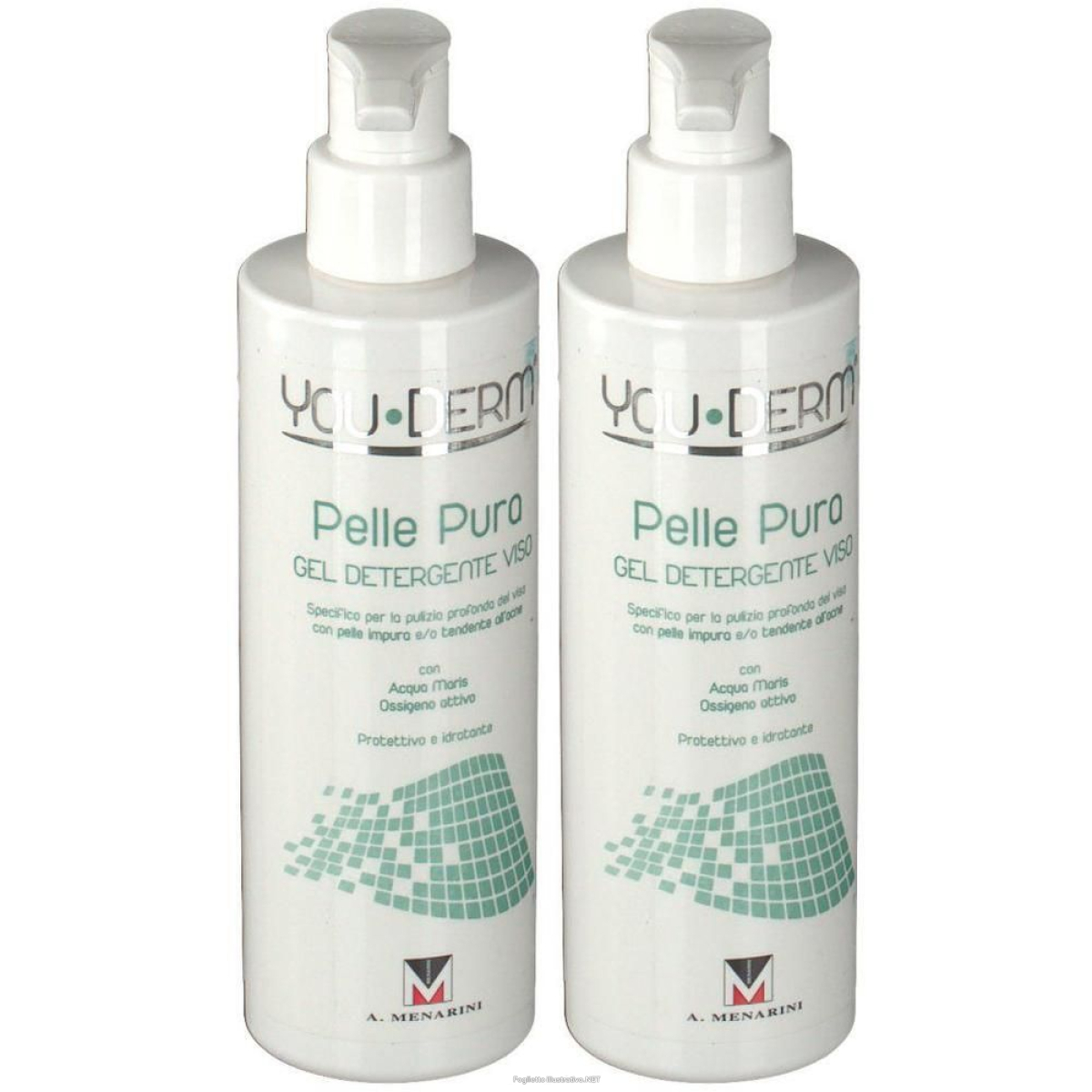 Trova Offerte di youderm® pelle puro gel detergente viso 2x200 ml e compra online