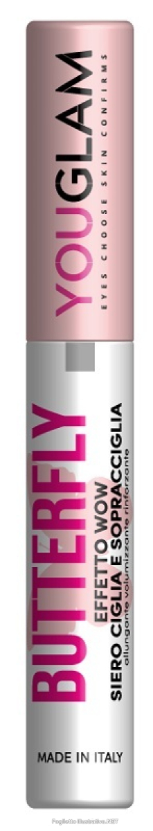 Trova Offerte di youglam butterfly siero ciglia e sopracciglia 80ml youglam e compra online
