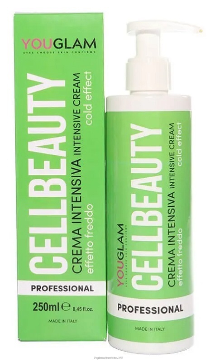Trova Offerte di youglam cellbeauty crema intensiva anticellulite effetto freddo, 250ml e compra online