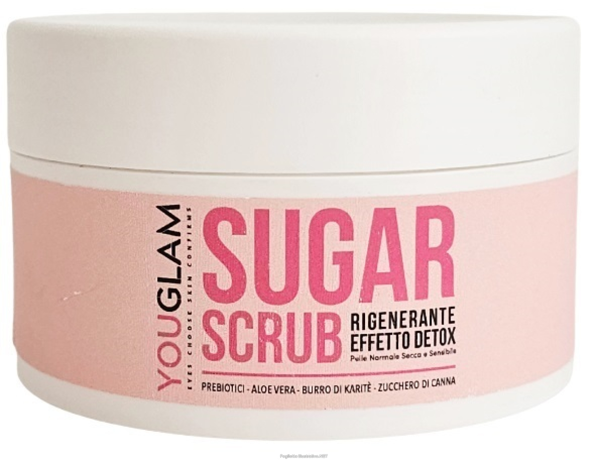 Trova Offerte di youglam sugar scrub corpo rigenerante effetto detox 200ml youglam e compra online