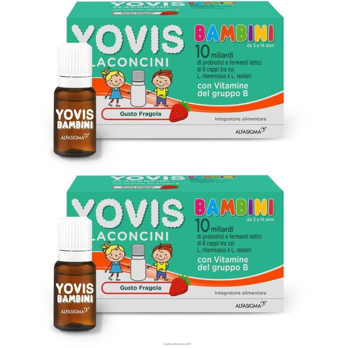 Trova Offerte di yovis bambini flaconcini probiotici e fermenti lattici per bambini 2x1 e compra online