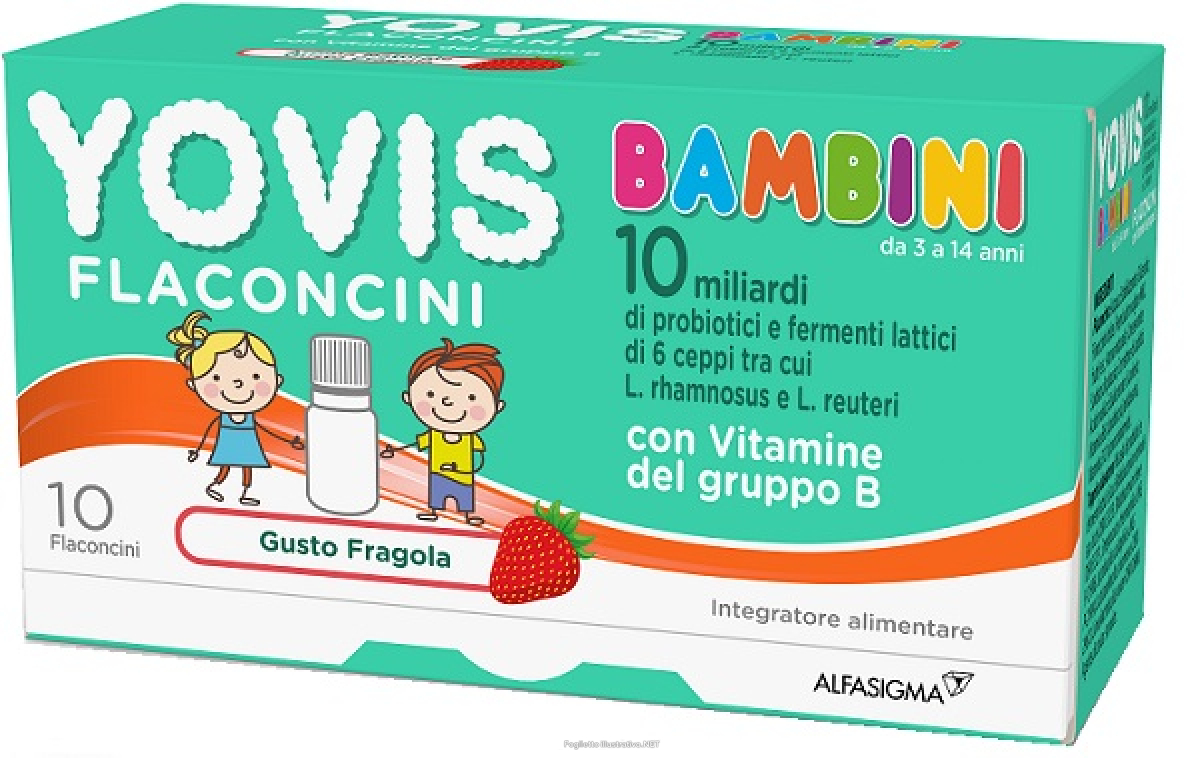 Trova Offerte di yovis bambini integratore di fermenti lattici gusto fragola 10 flaconcini da 10 ml e compra online