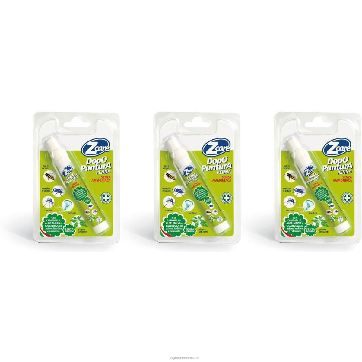 Trova Offerte di z care penna dopopuntura naturale senza ammoniaca antizanzare 3x14 ml e compra online