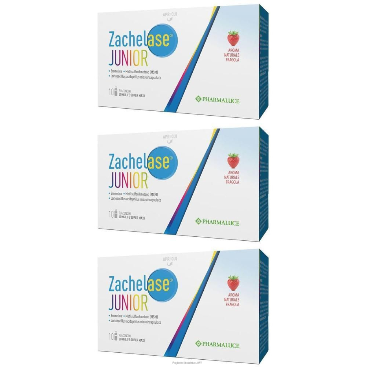 Trova Offerte di zachelase junior 10 flaconcini da ml 3x100 ml soluzione orale e compra online