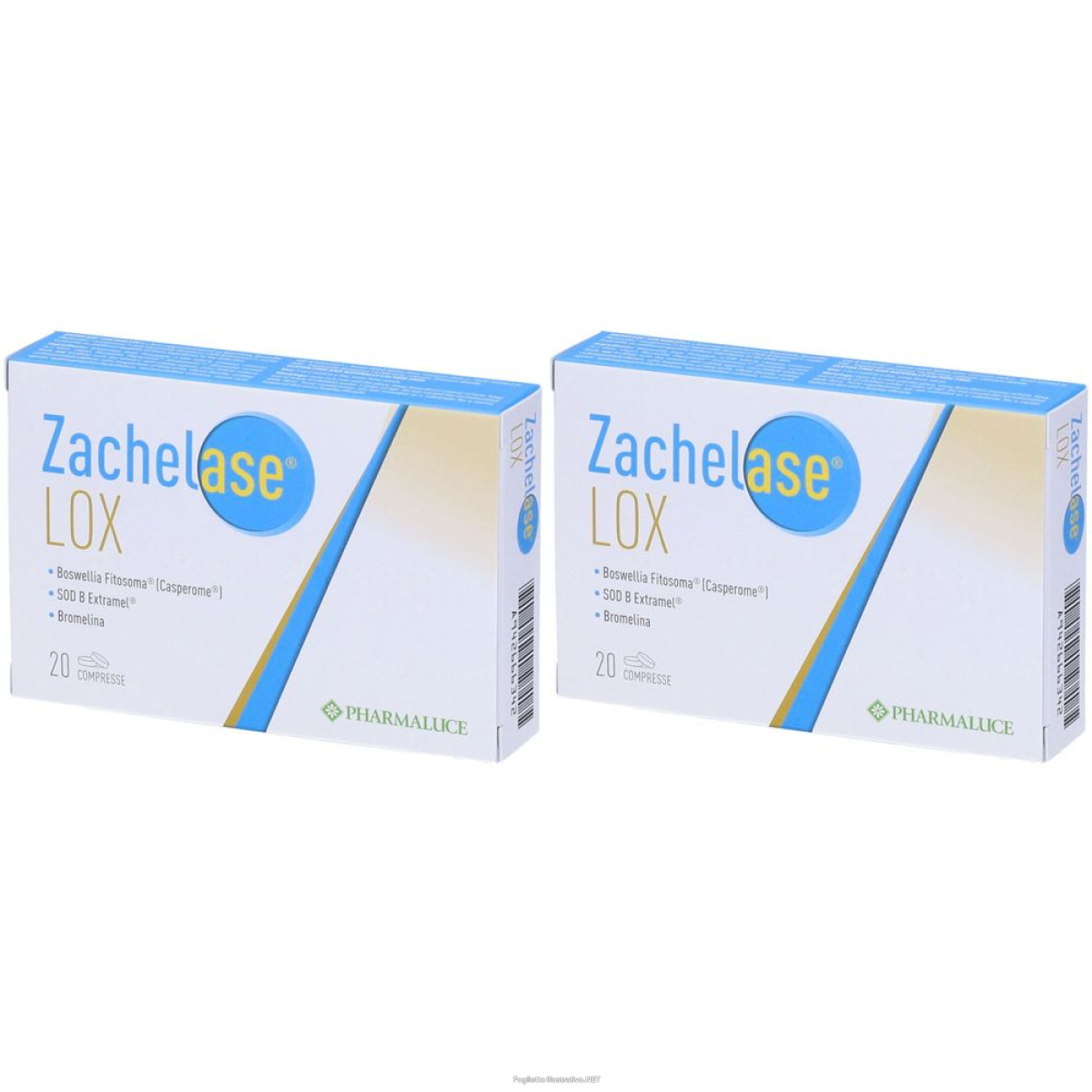 Trova Offerte di zachelase lox set da 2 2x20 pz compresse e compra online