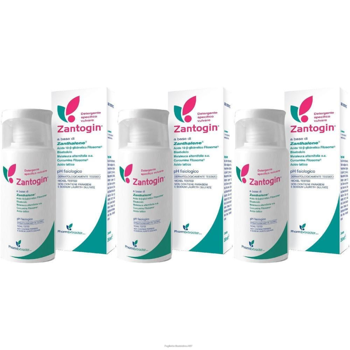 Trova Offerte di Zantogin Detergente Intimo 250 ml 3x250 ml Soluzione e compra online