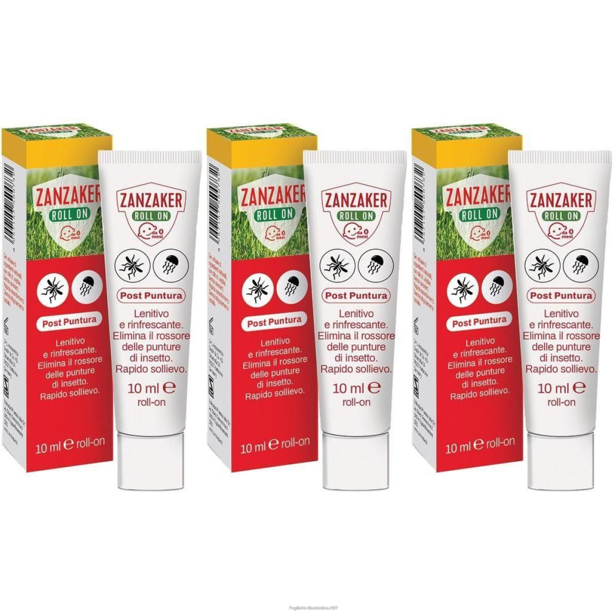 Trova Offerte di zanzaker roll-on post puntura 3x10 ml e compra online