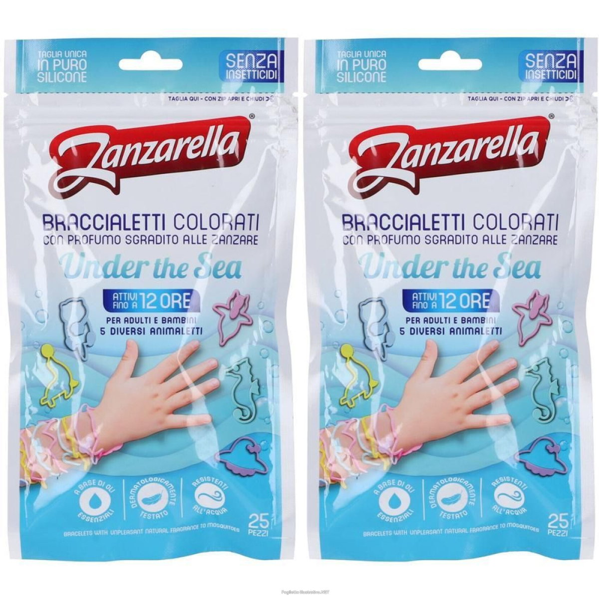 Trova Offerte di zanzarella braccialetti colorati under the sea 2x1 st e compra online