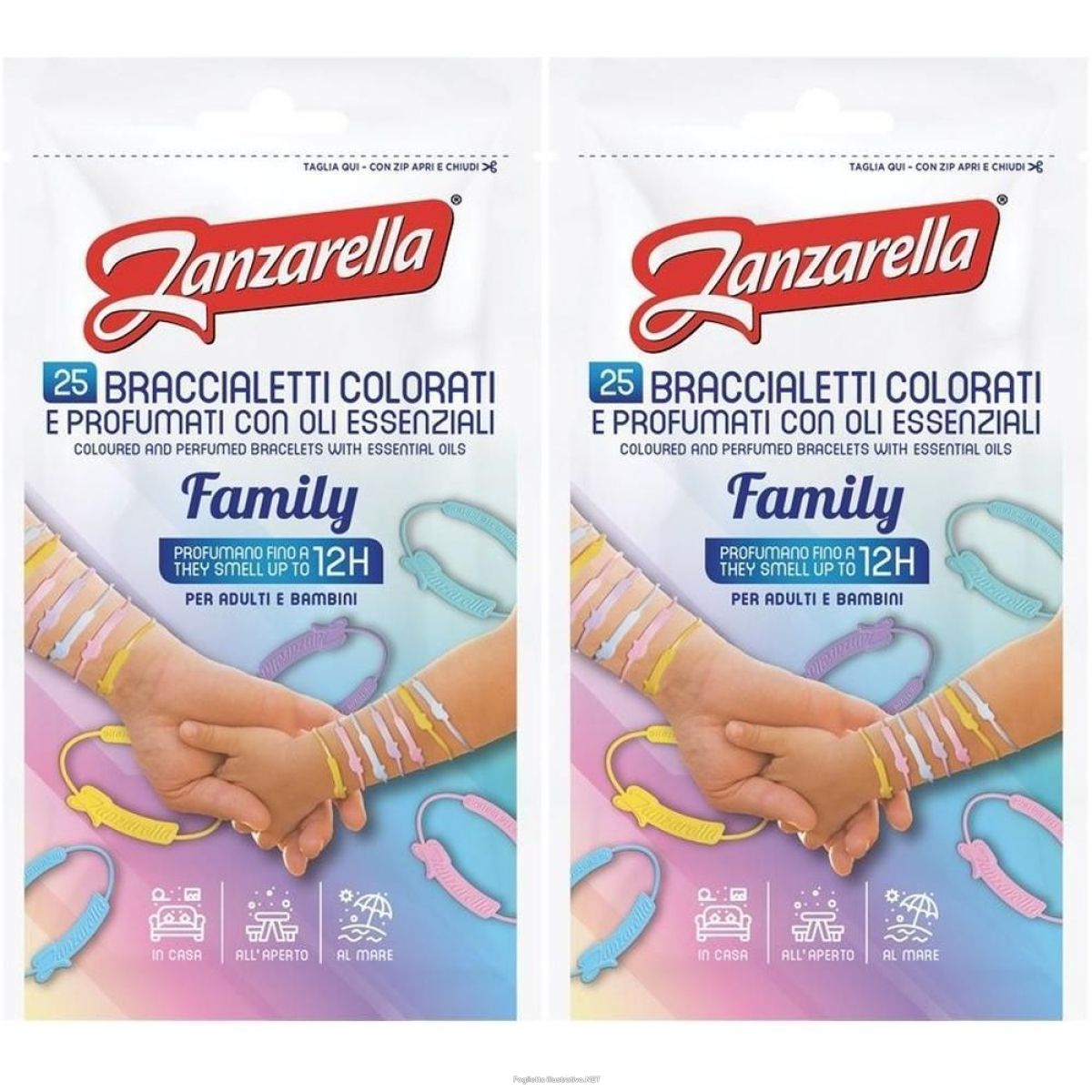 Trova Offerte di zanzarella braccialetti family 2x1 st e compra online