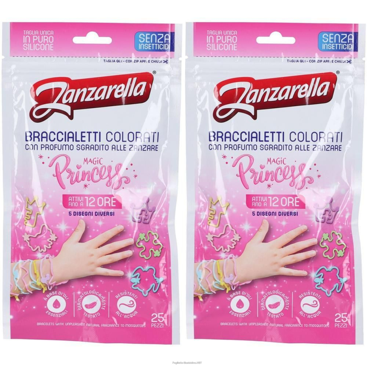 Trova Offerte di zanzarella braccialetti princess 2x1 st e compra online