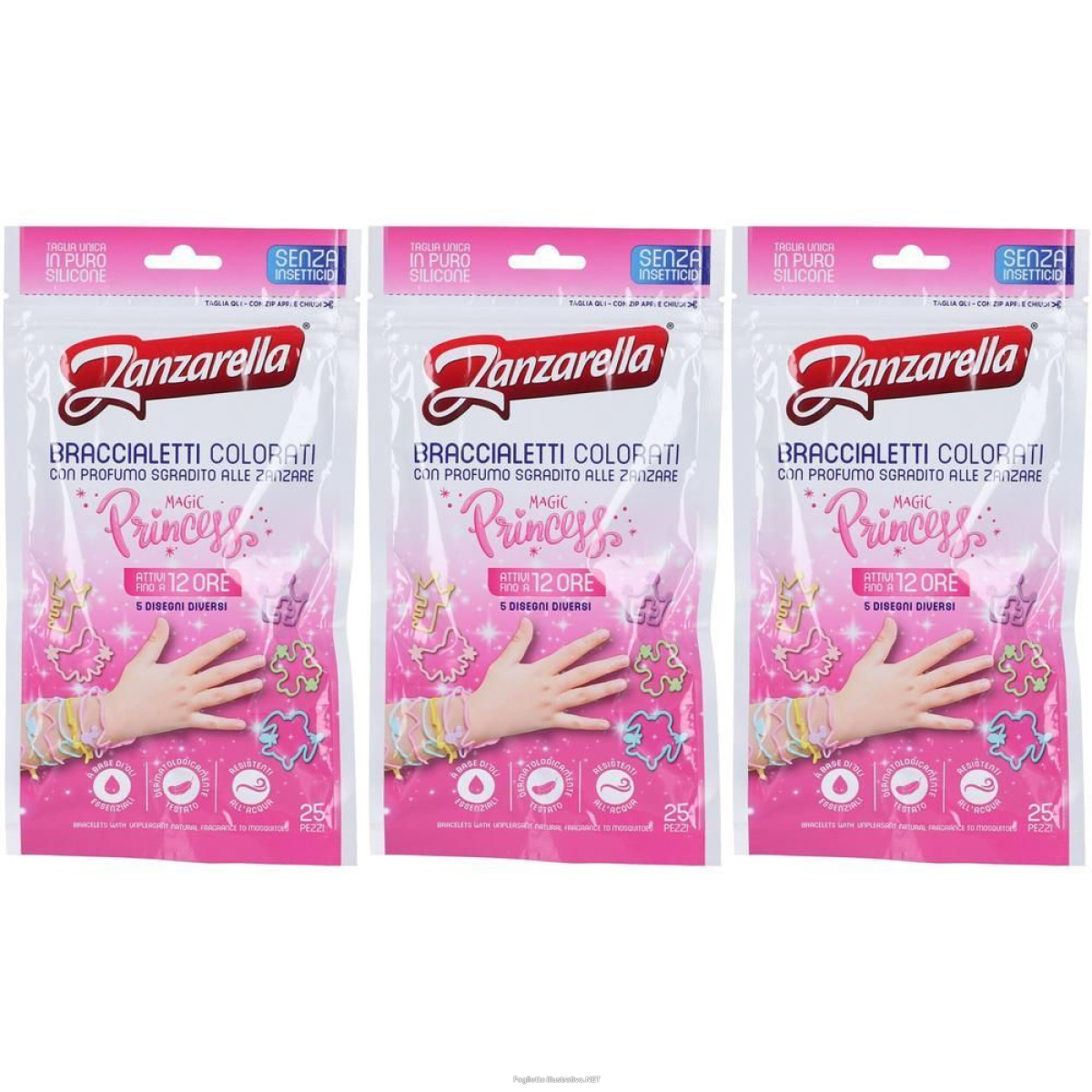 Trova Offerte di zanzarella braccialetti princess 3x1 st e compra online