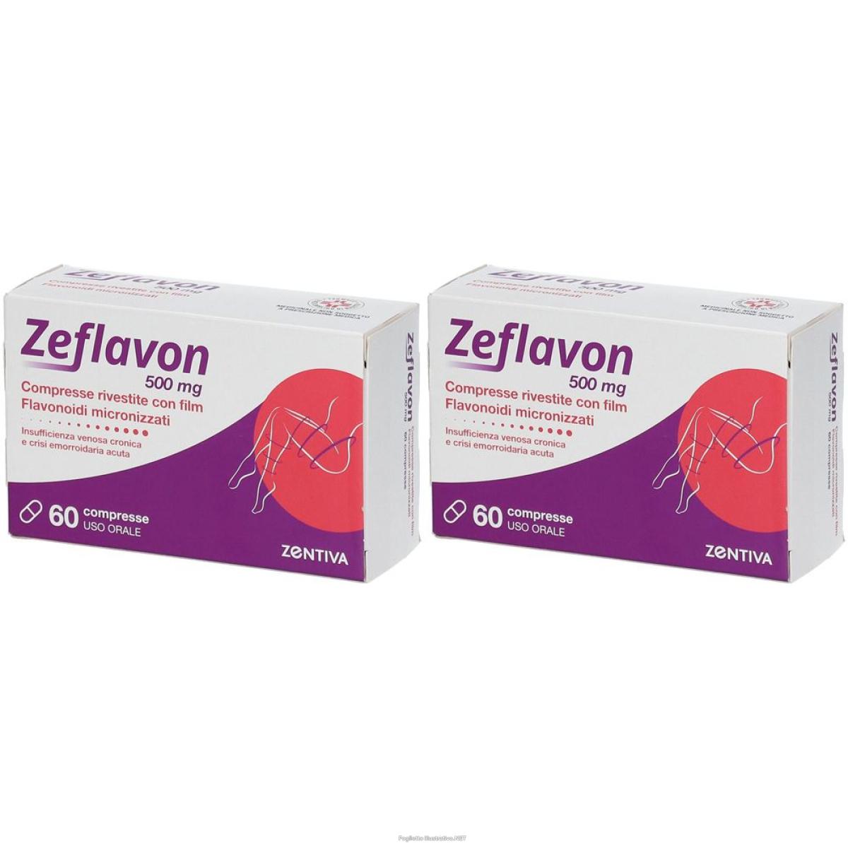 Trova Offerte di zeflavon 500 mg compresse rivestite set da 2 2x60 pz rivesti e compra online