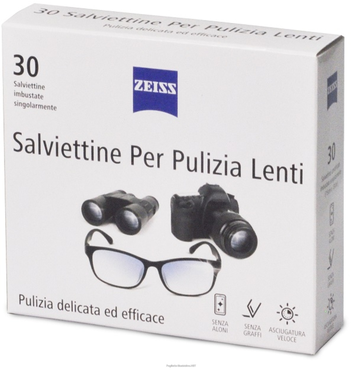 Trova Offerte di zeiss salviettine per pulizia lenti 1 pz salviette e compra online