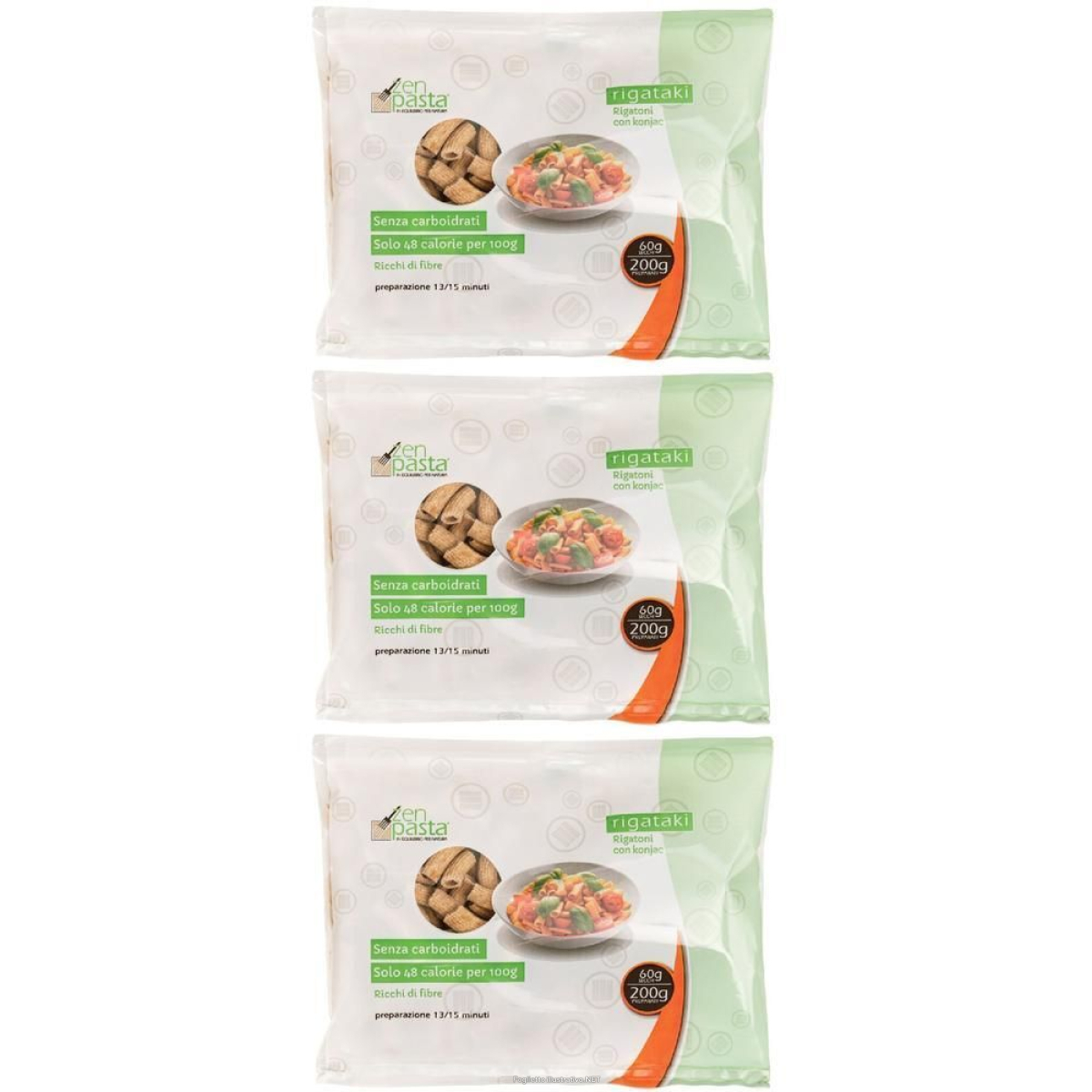 Trova Offerte di zen pasta rigataki rigatoni essiccati monodose 60 g 3x60 g e compra online