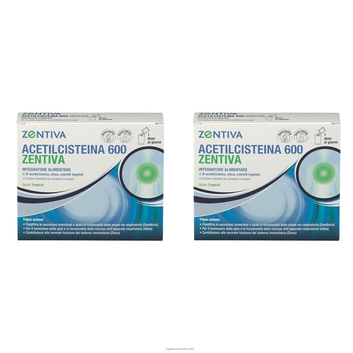 Trova Offerte di zentiva acetilcisteina 600 set da 2 2x36 g polvere per soluzione orale e compra online
