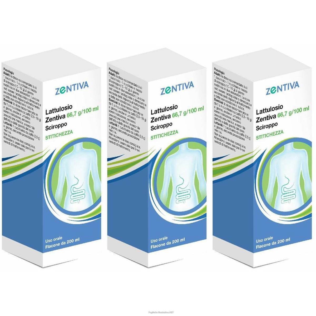 Trova Offerte di zentiva lattulosio 66,7 g / 100 ml sciroppo set da 3 3x200 e compra online