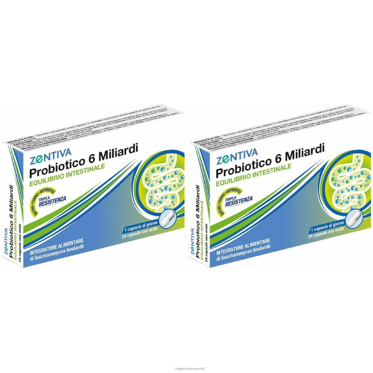 Trova Offerte di zentiva probiotico 6 miliardi set da 2 2x14,4 g capsule e compra online