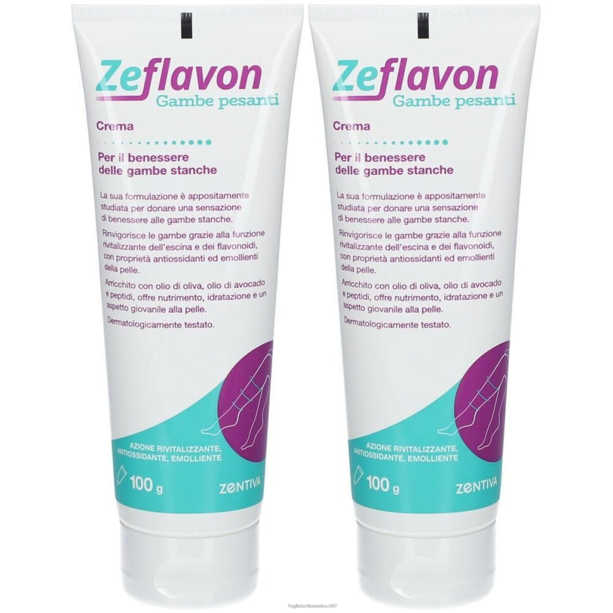 Trova Offerte di zentiva zeflavon gambe pesanti crema 2x100 g e compra online